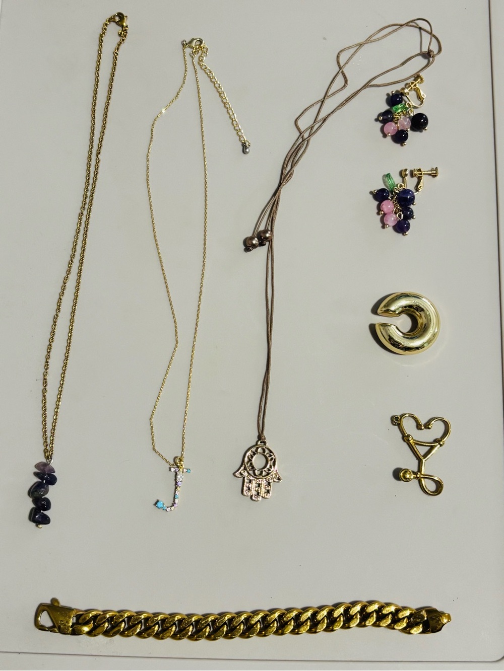 Set stainless steel gold